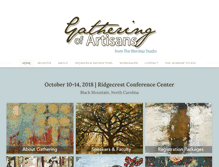 Tablet Screenshot of gatheringofartisans.com